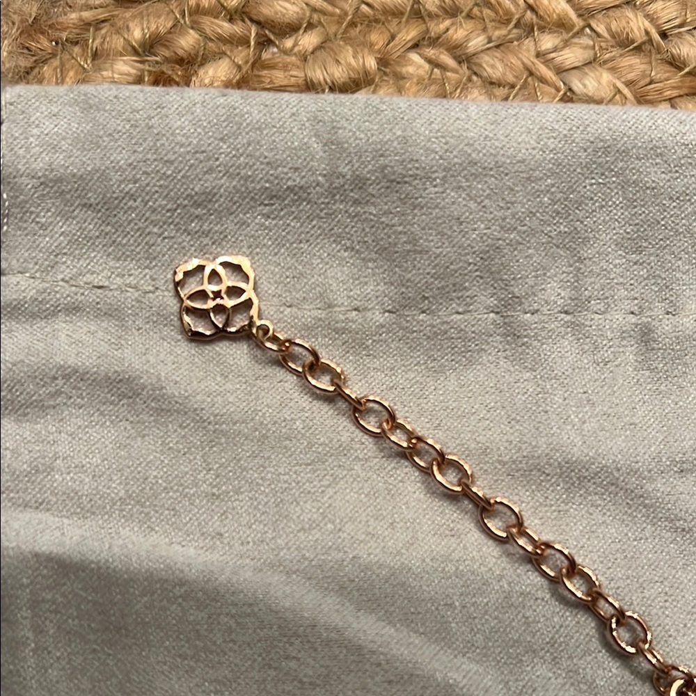 Kendra Scott Rose Gold Necklace with Crystals - Picture 5 of 5